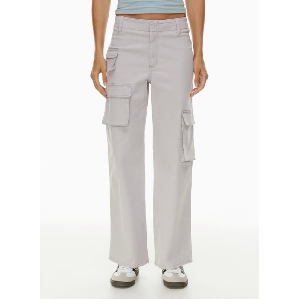 Wilfred Aritzia Women Beige Cargo Utility Wide Leg Pants US4 Casual Contemporary - Picture 3 of 14